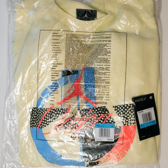 JORDAN X UNION 2.0 YELLOW CREWNECK - Picture 2 of 2
